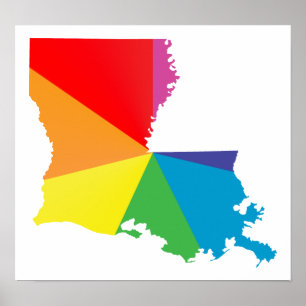 Poster orgulho de louisiana.