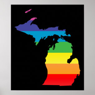 Poster orgulho de michigan