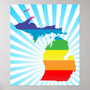 Poster orgulho de michigan