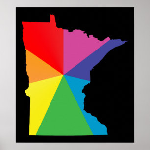 Poster orgulho de Minnesota.