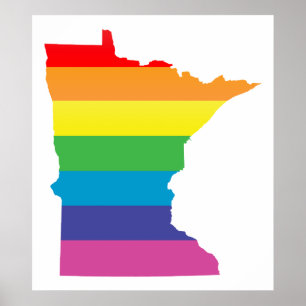 Pôster orgulho de Minnesota.