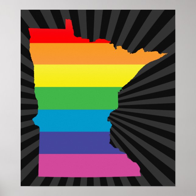 Pôster orgulho de Minnesota. (Frente)