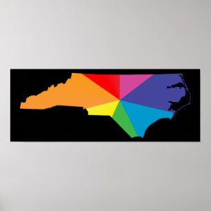 Poster orgulho de North Carolina