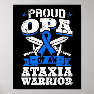 Poster Orgulho De Opa De Um Guerreiro Da Ataxia, A Distáx
