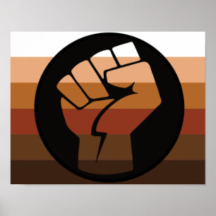Poster Orgulho de Pessoas de Cor (POC)