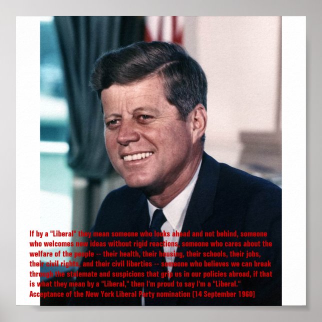 Pôster Orgulho de ser um "Liberal" (Frente)