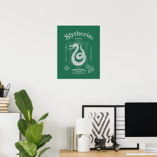 Poster ORGULHO DE SLYTHERIN™ Ambição Astúcia Brasão