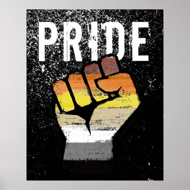 Poster Orgulho de Urso Punho (Frente)