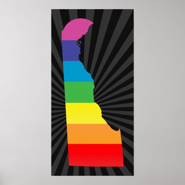 Poster orgulho delaware. (Frente)