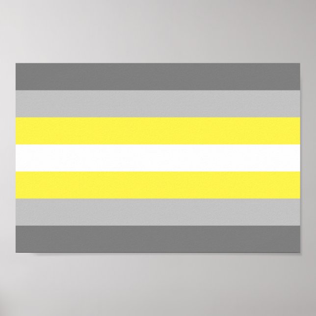 Poster Orgulho Demigênero (Frente)