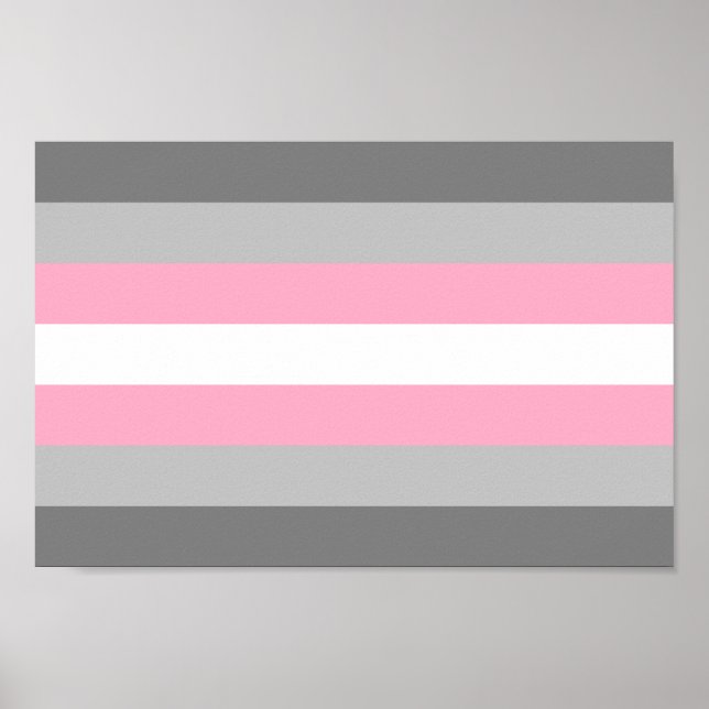Poster Orgulho Demigirl (Frente)