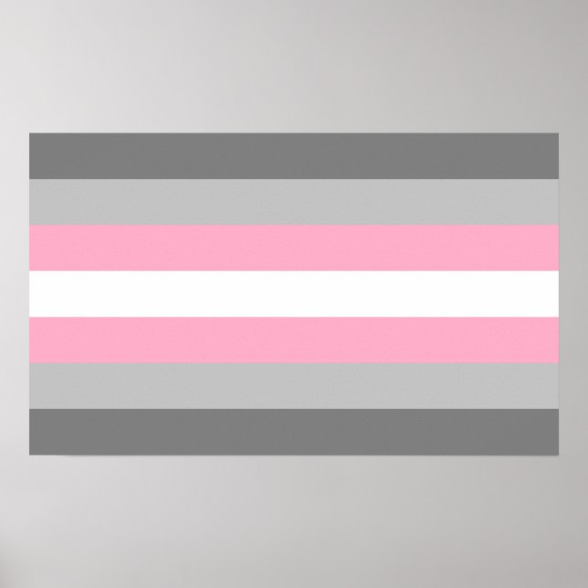 Poster Orgulho Demigirl (Frente)
