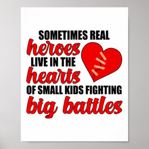 Poster Orgulho do Guerreiro Chd Doença Cardíaca Congênita