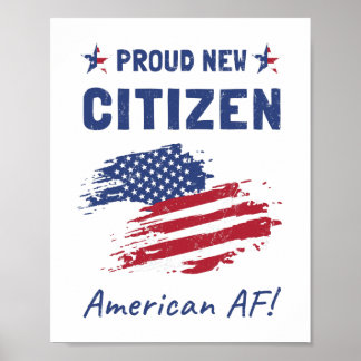 Poster Orgulho do Novo Cidadão Americano, Cerimônia de Ci