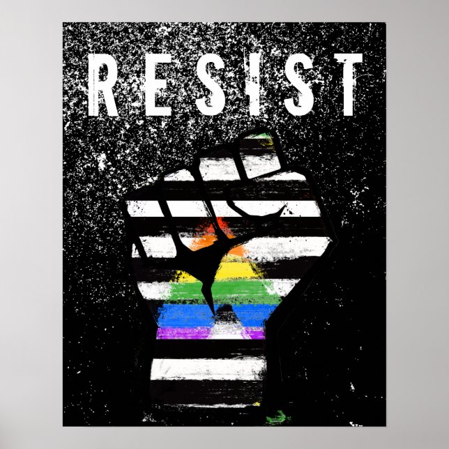 Poster Orgulho do Punho Aliado (Frente)