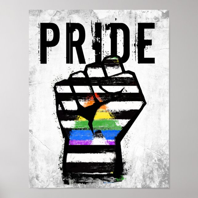Poster Orgulho do Punho Aliado (Frente)