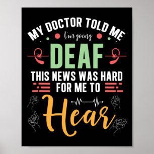 Poster Orgulho Duro Para Eu Ouvir Linguagem De Sinais De 