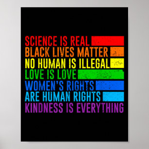 Poster Orgulho Gay Ciência é Real Vidas Negras Importam A