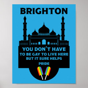 Poster Orgulho Gay de Brighton