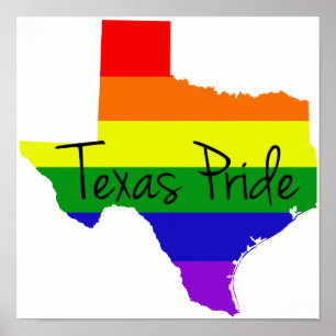 Poster Orgulho gay de Texas