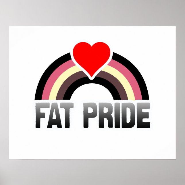 Poster Orgulho Gordo (Frente)