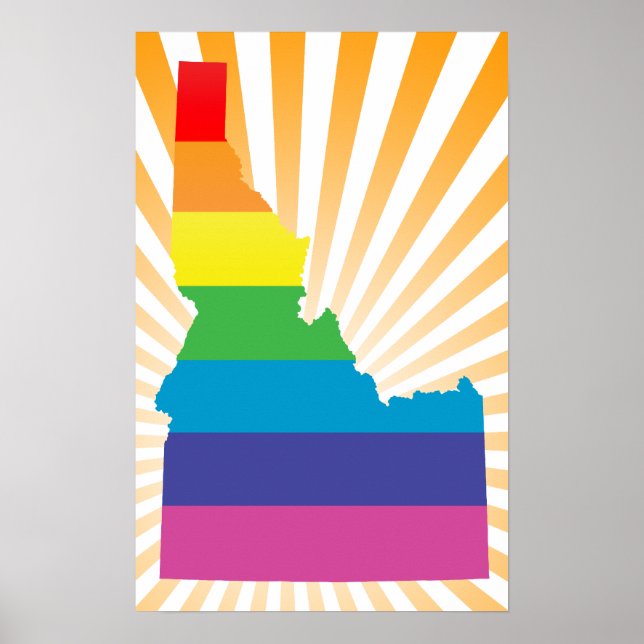 Poster orgulho idaho. (Frente)
