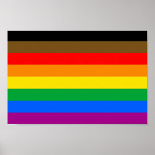 Poster ORGULHO INCLUSIVO LGBT (Pessoas de Orgulho de Core