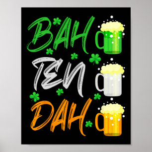 Poster Orgulho Irlandês no Dia de São Patrício