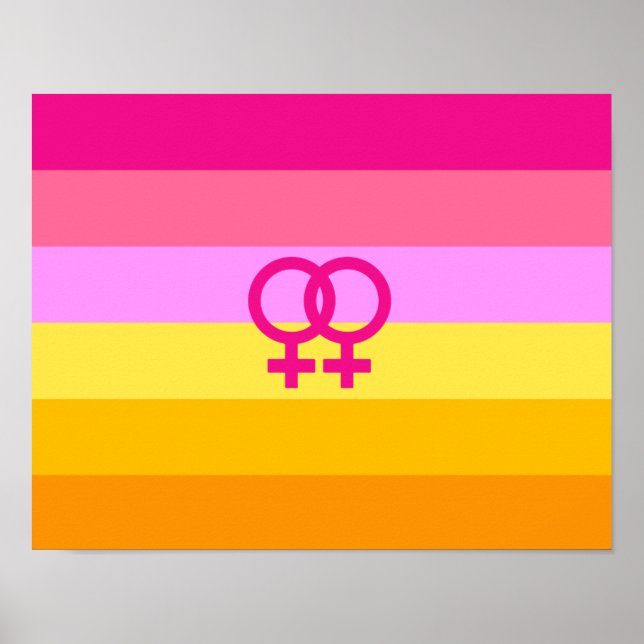 Poster Orgulho Lesbiano Dawn WLW (Frente)