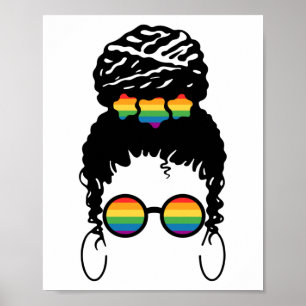 Poster Orgulho LGBT. Gay amor.