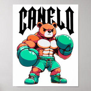 Poster Orgulho Mexicano Alvarez Boxeador Urso Patriotismo