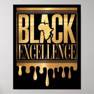 Poster Orgulho Negro Mês da História Negra Motivação Afro