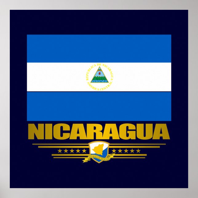 Poster "Orgulho Nicaraguano" (Frente)