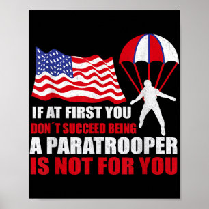 Poster Orgulho Paraquedista Por 82.º Veteranos Transporta
