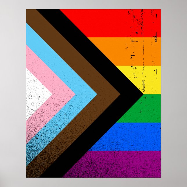 Poster Orgulho Progressivo LGBTQ+ (Frente)