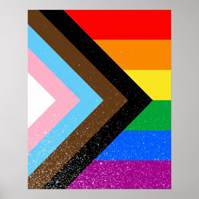 Poster Orgulho Progressivo LGBTQ+ (Frente)