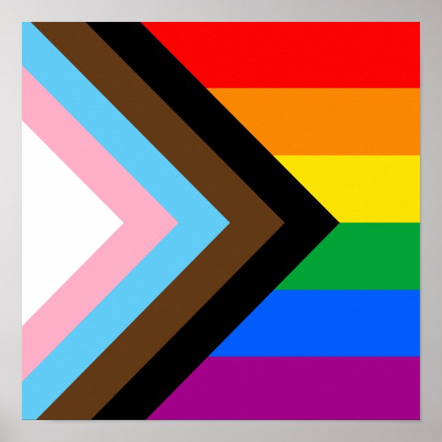 Poster Orgulho Progressivo LGBTQ+ (Frente)