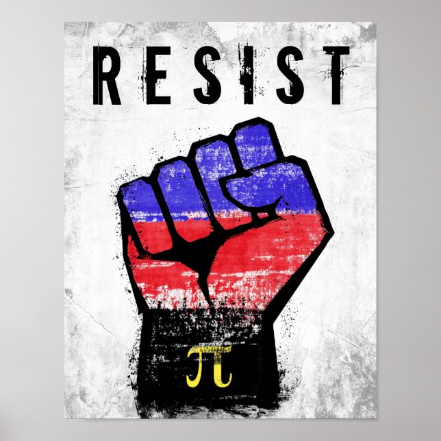 Poster Orgulho Punho Poliâmico (Frente)