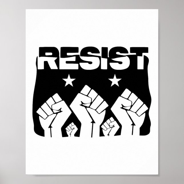 Poster Orgulho resiste à revolução resiste à resistência  (Frente)