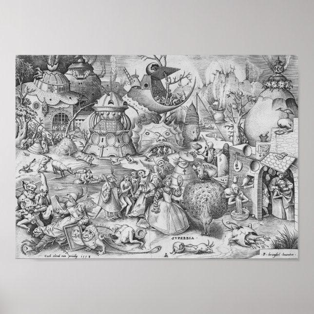 Poster Orgulho (Superbia), Os Sete Pecados Mortais (Frente)