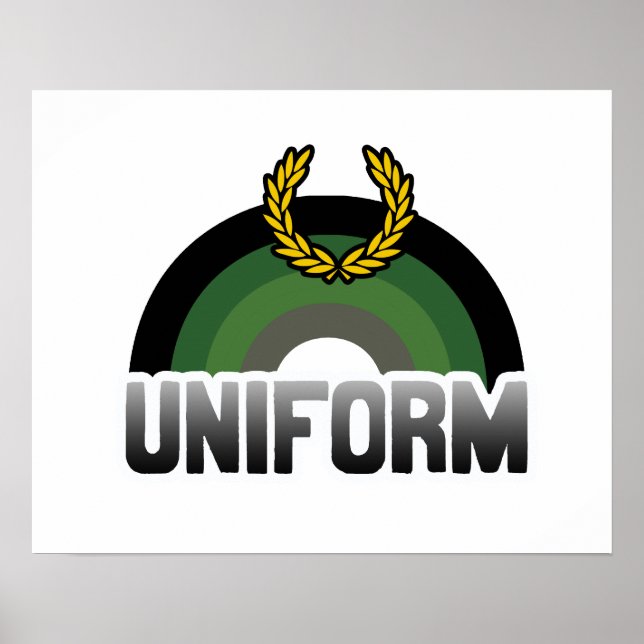 Pôster Orgulho Uniforme (Frente)