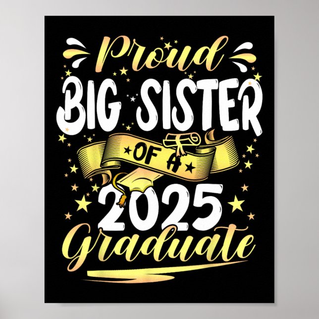 Poster Orgulhosa Cl De Formando Gradua De Mais velho De 2 (Frente)