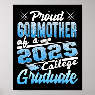 Poster Orgulhosa Madrinha Da Faculdade De Formandos De 20