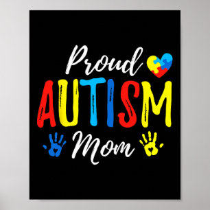 Poster Orgulhosa Mãe Autismo Aconselhamento Familiar Corr