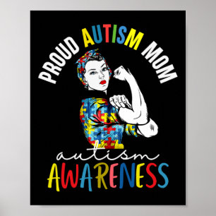 Poster Orgulhosa Mãe Autismo Aconselhamento Familiar Pres