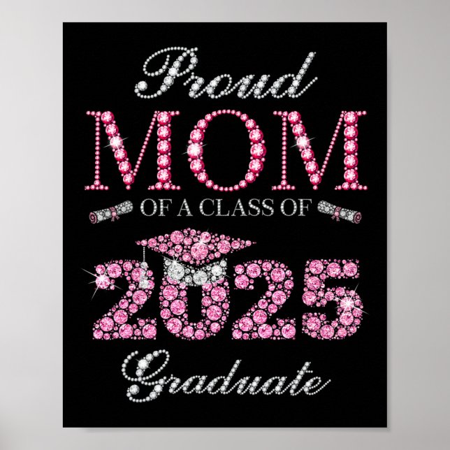 Poster Orgulhosa Mãe De Um Formando De 2025 (Frente)