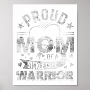 Poster Orgulhosa Mãe De Um Guerreiro De Células Falsiform