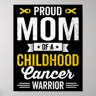 Poster Orgulhosa Mãe De Um Sobrevivente De Cancer De Infâ