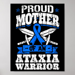 Poster Orgulhosa Mãe De Uma Consciência Do Guerreiro Da A