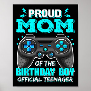 Poster Orgulhosa Mãe Oficial Adolescente Jogo de Vídeo 13